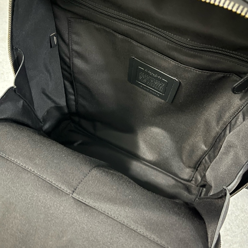 Coach Signature Black Men's Backpack - Picture 8 of 13